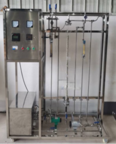 HYHGFH-1連續(xù)流動反應(yīng)器中的返混測定實驗裝置