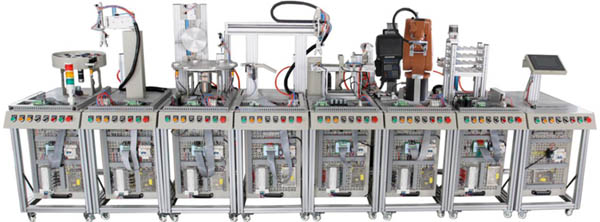 HYRX-J1機器人柔性自動化生產(chǎn)線實訓(xùn)系統(tǒng)（八站）